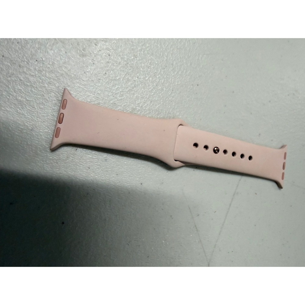 Apple Watch Sport Band 38mm Pink Sand Silicone Replacement Strap Pink NEW
